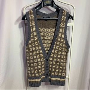Soft Cozy Ugly Grandpa Sweater Vest Wool